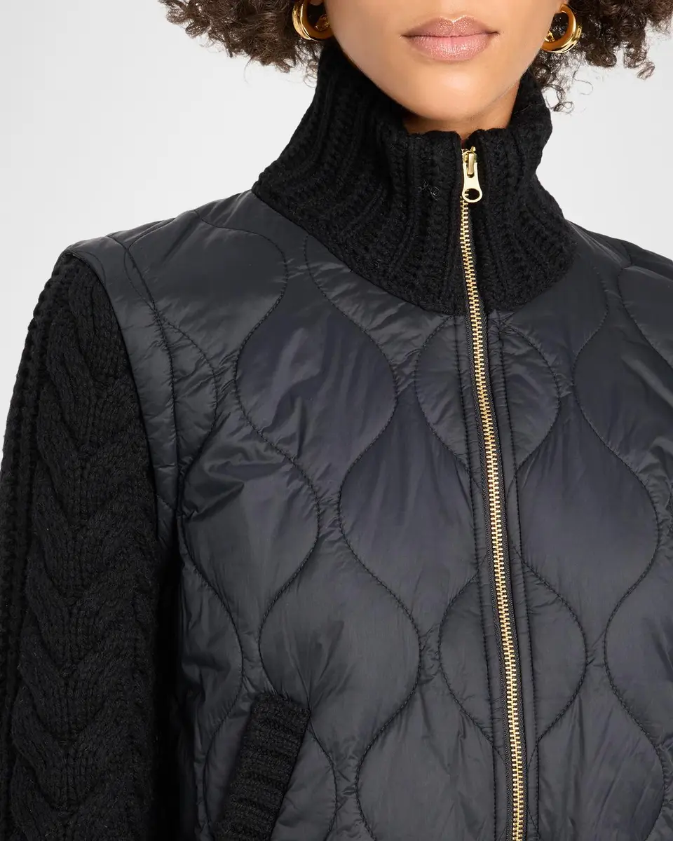 Veronica Beard Patra Quilted Wool-Blend Jacket | Thumbnail 5 Veronica Beard Patra Quilted Wool-Blend Jacket | Thumbnail 5