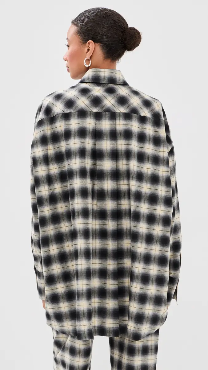 The Attico Oversized Button Down Shirt | Thumbnail 3 The Attico Oversized Button Down Shirt | Thumbnail 3