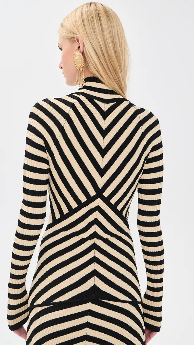 Zimmermann Valiant Deco Stripe Sweater | Thumbnail 3