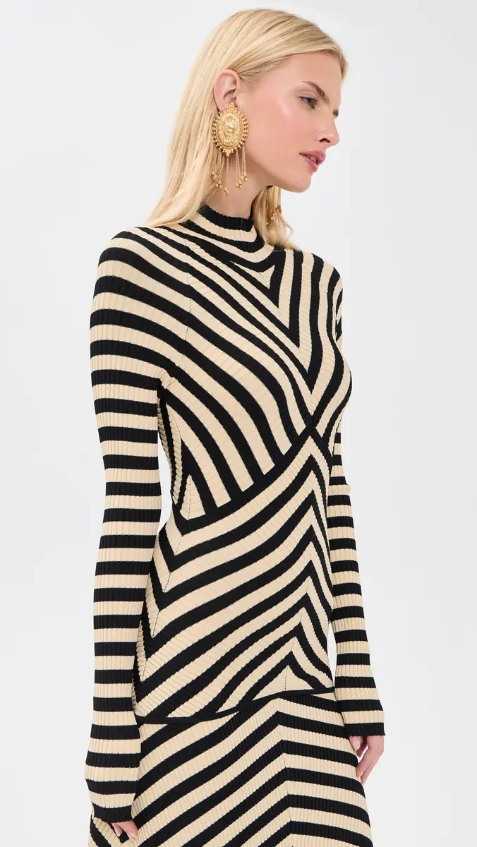Zimmermann Valiant Deco Stripe Sweater | Thumbnail 4