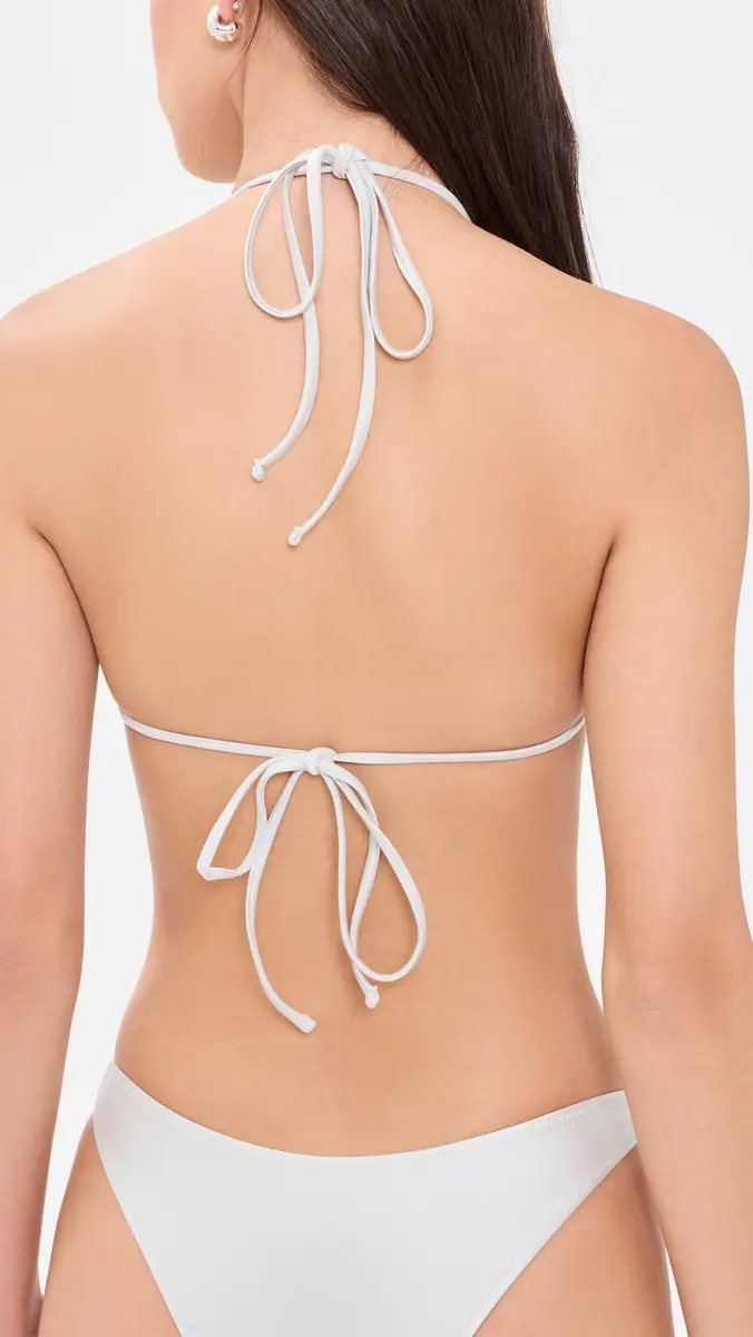 Frankies Bikinis Nick Satin Bikini Top | Thumbnail 3