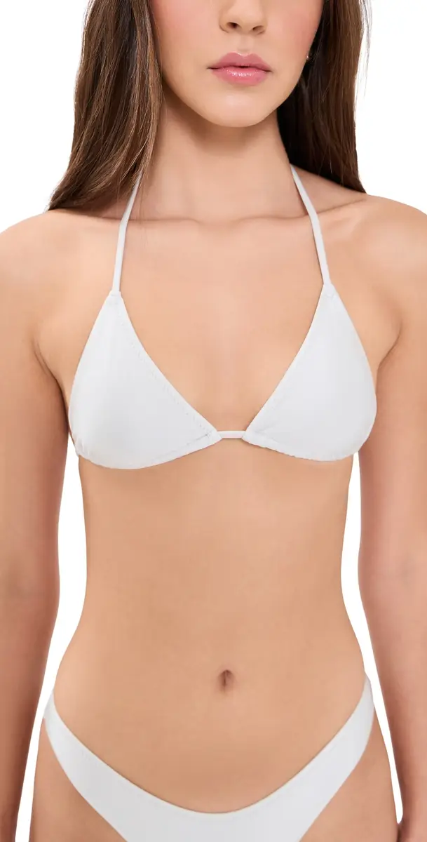 Frankies Bikinis Nick Satin Bikini Top oon | Image 1 Frankies Bikinis Nick Satin Bikini Top oon | Image 1