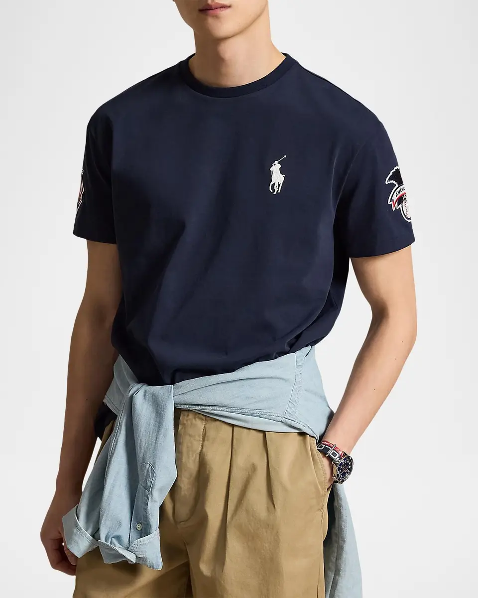 Polo Ralph Lauren Men's MLB All-Star Game Crewneck T-Shirt | Thumbnail 4 Polo Ralph Lauren Men's MLB All-Star Game Crewneck T-Shirt | Thumbnail 4