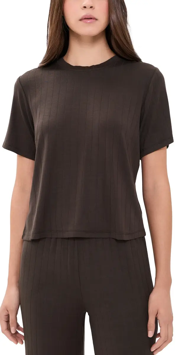 HONEYDEW Cloud odal Tee Chocolate | Image 1 HONEYDEW Cloud odal Tee Chocolate | Image 1