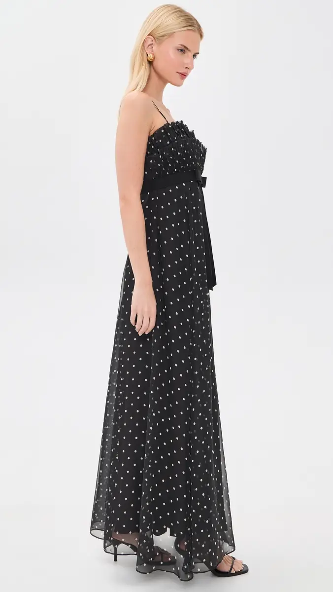 Zimmermann Frill Pleated Midi Dress | Thumbnail 4 Zimmermann Frill Pleated Midi Dress | Thumbnail 4