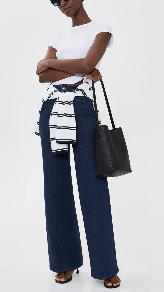 GOOD AMERICAN Good Waist Palazzo Jeans | Thumbnail 5