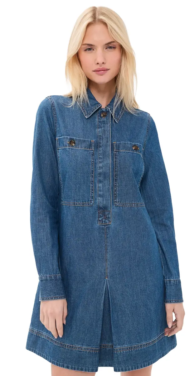 Veronica Beard Jean Pryce Mini Dress Bandit Light | Image 1 Veronica Beard Jean Pryce Mini Dress Bandit Light | Image 1