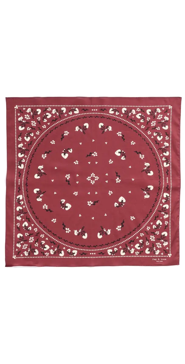 rag & bone Floral Western Bandana