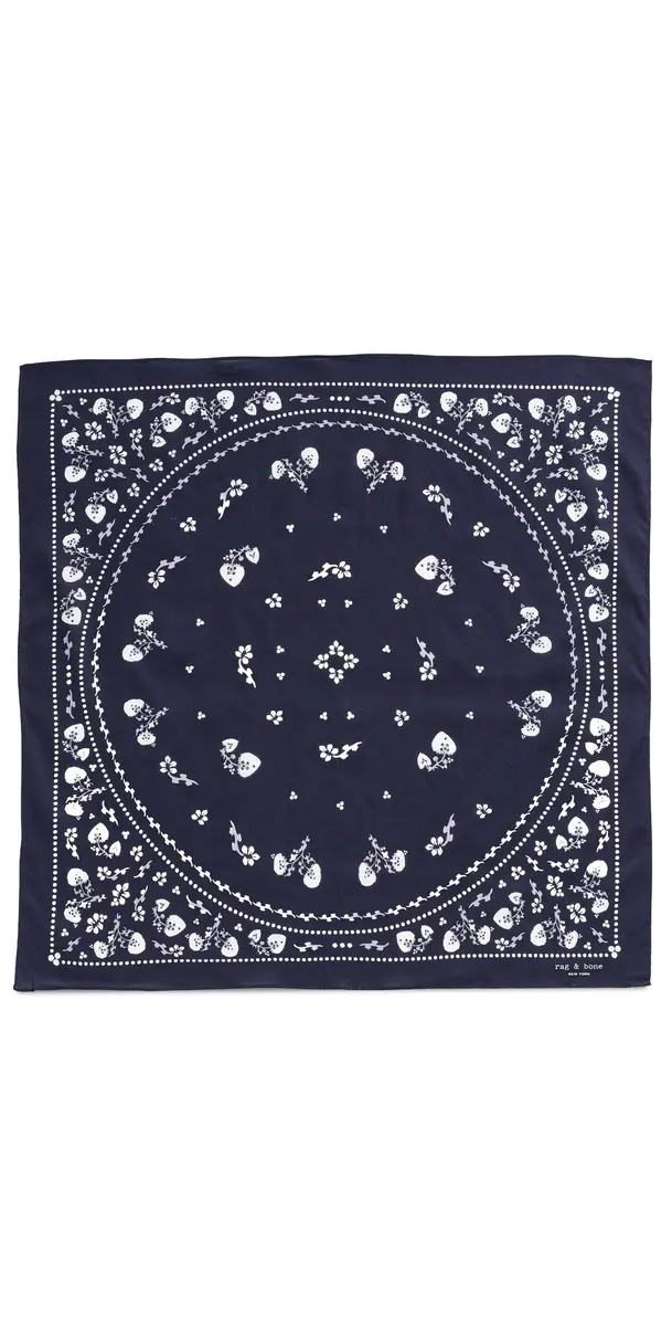 rag & bone Floral Western Bandana