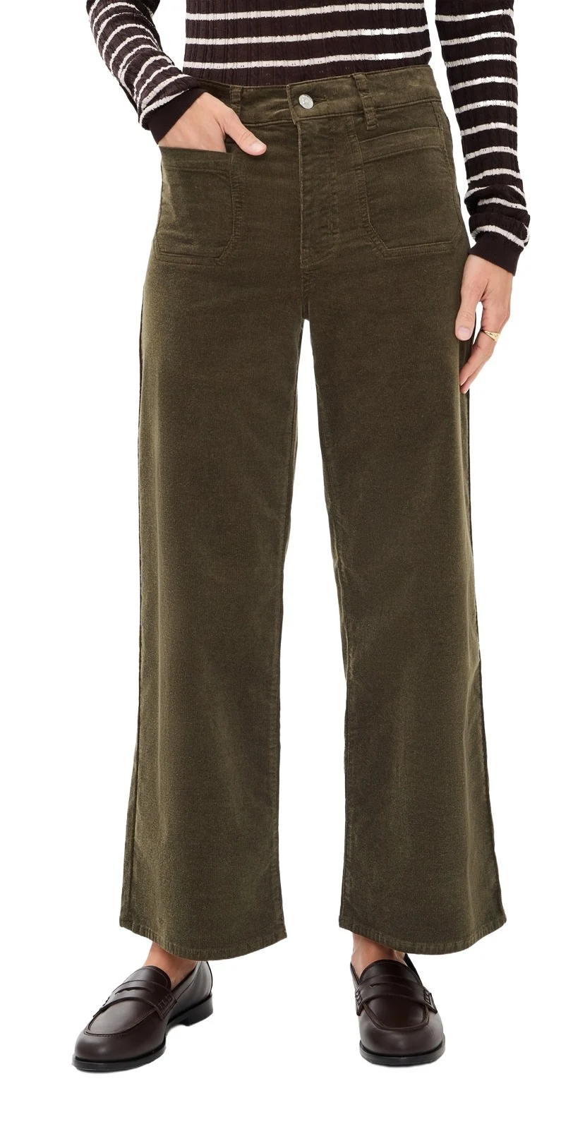 Frame Le Petite Pixie Slim Corduroy Pants