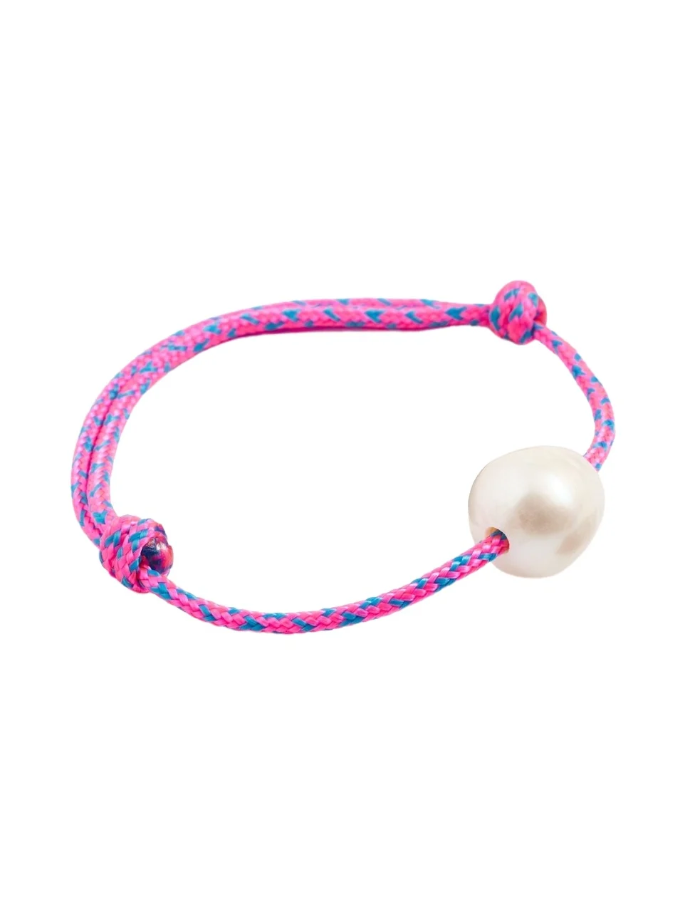 Baroque Pearl Paracord Bracelet Baroque Pearl Paracord Bracelet