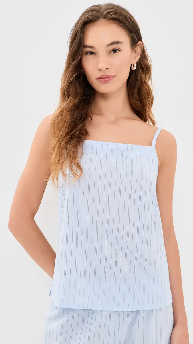 DONNI. DONNI. The Eyelet Pop Shell Camisole | Thumbnail 2