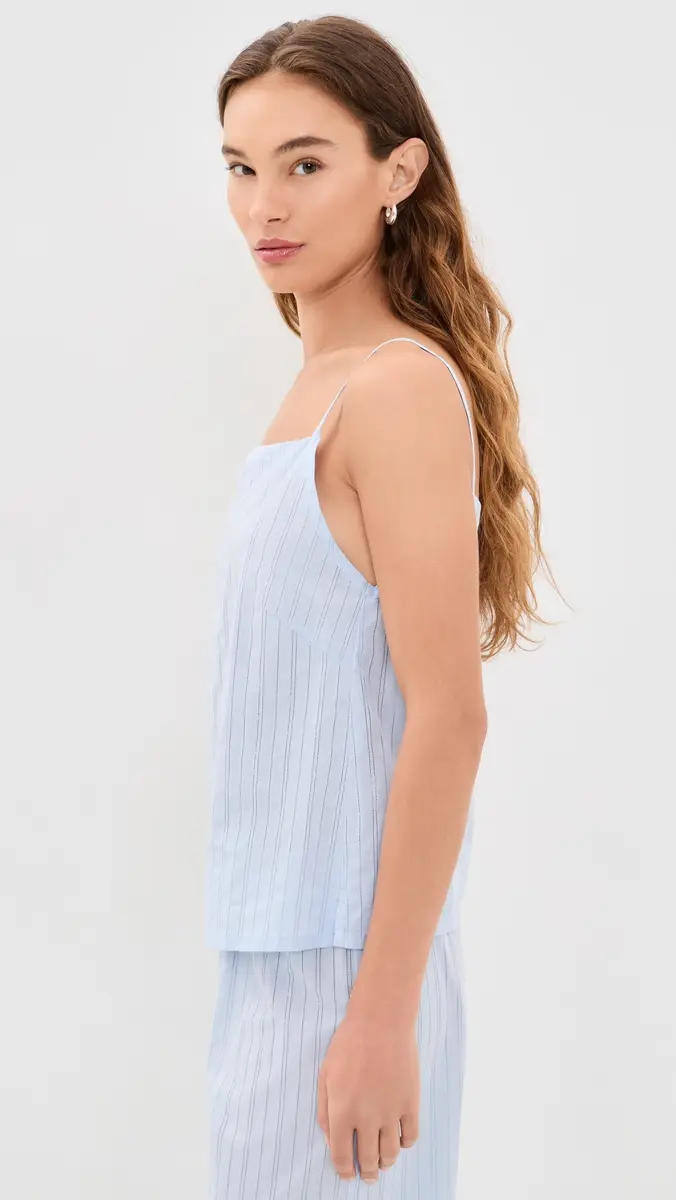 DONNI. DONNI. The Eyelet Pop Shell Camisole | Thumbnail 4