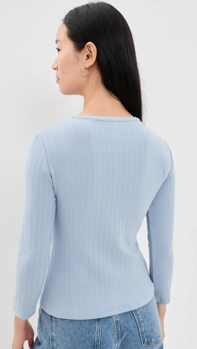 RE/DONE Jane Pointelle Tee | Thumbnail 3 RE/DONE Jane Pointelle Tee | Thumbnail 3