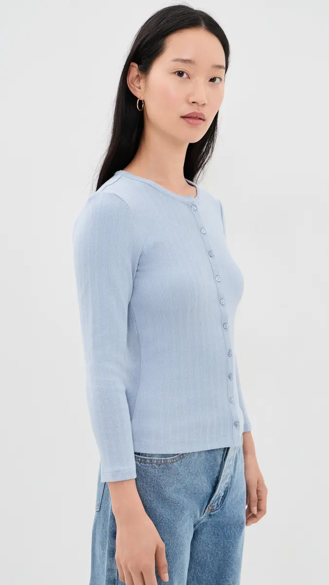 RE/DONE Jane Pointelle Tee | Thumbnail 4 RE/DONE Jane Pointelle Tee | Thumbnail 4
