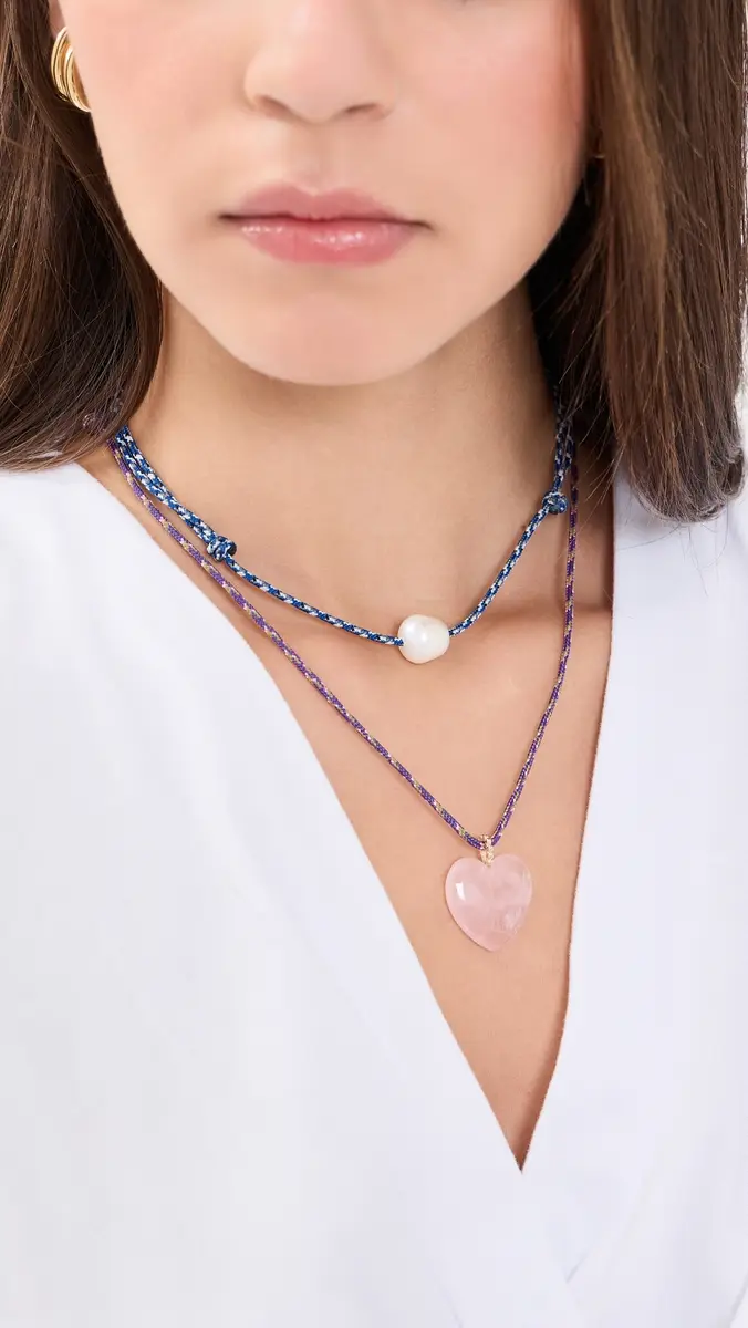 Zoë Chicco Baroque Pearl Paracord Necklace | Thumbnail 3 Zoë Chicco Baroque Pearl Paracord Necklace | Thumbnail 3