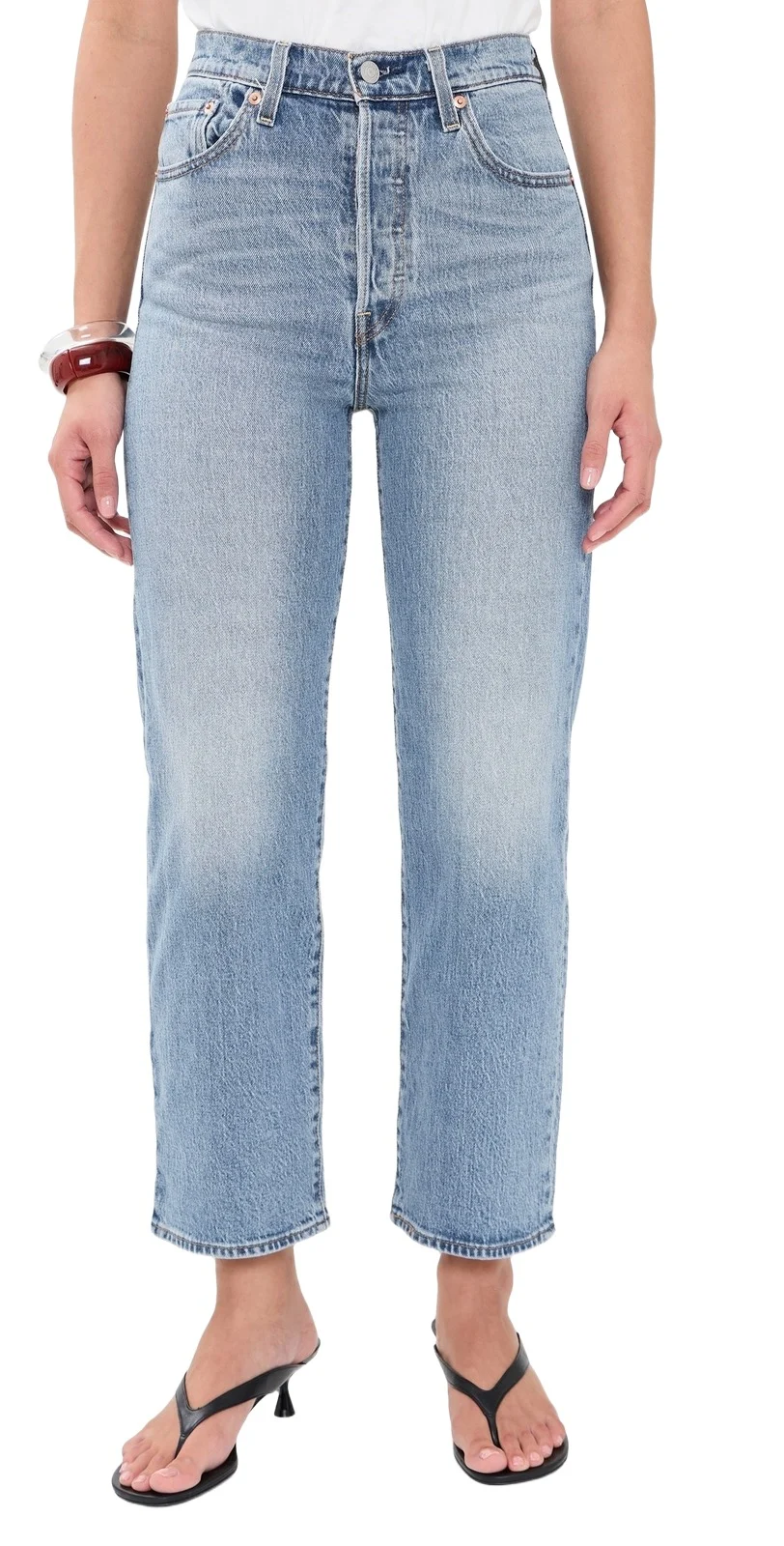 Ribcage Straight Ankle Jeans