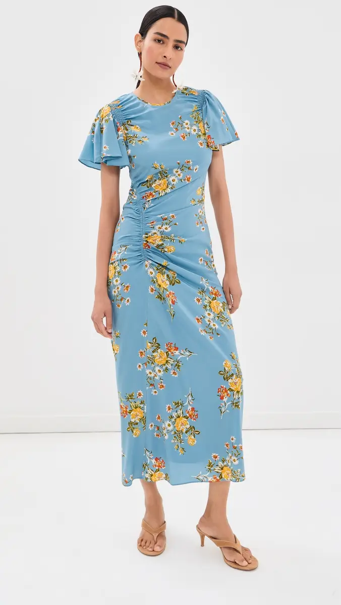 Veronica Beard Midi Huntleigh Dress | Thumbnail 2 Veronica Beard Midi Huntleigh Dress | Thumbnail 2