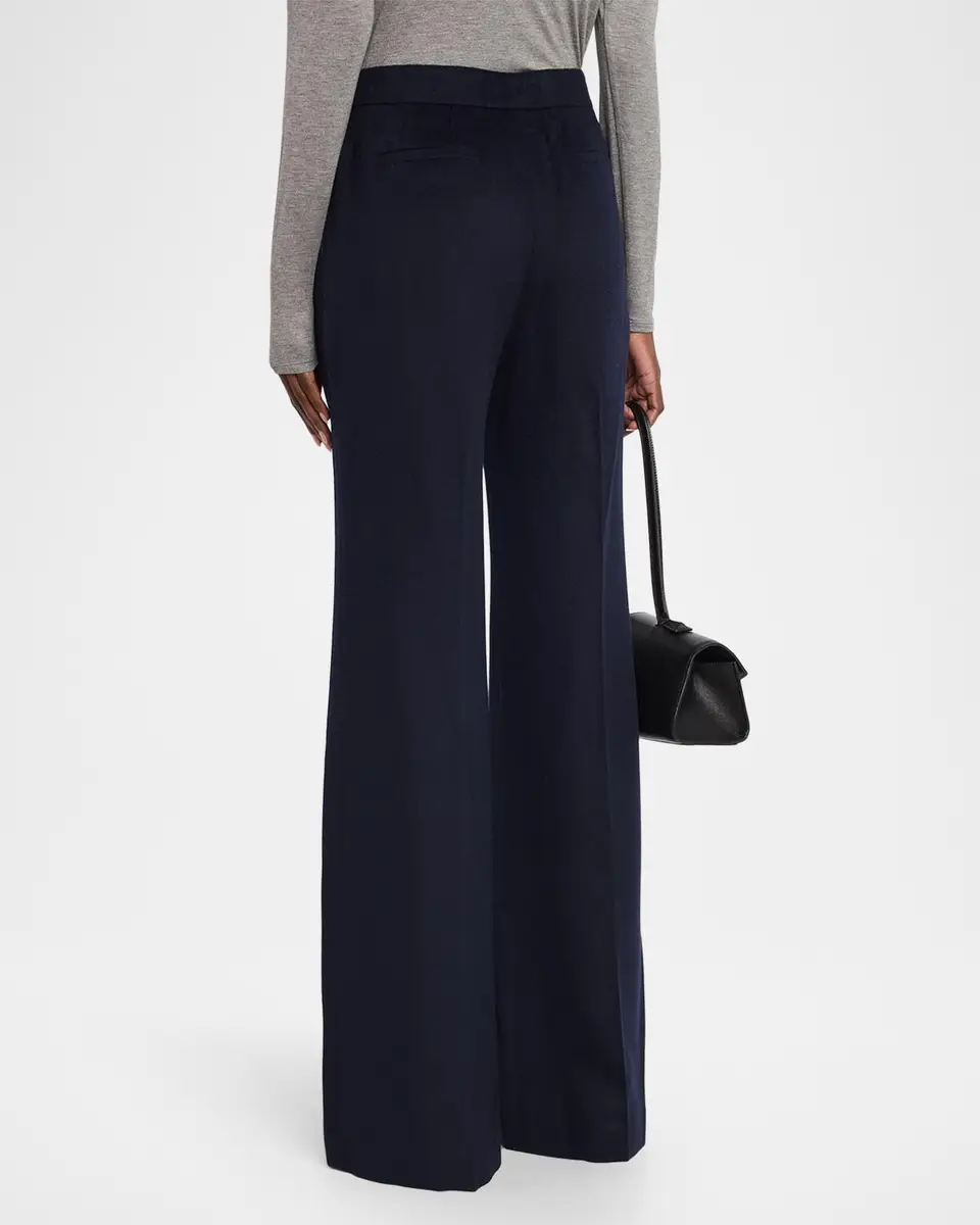 Lafayette 148 New York Lafayette Flare-Leg Camel Hair Pants | Thumbnail 3