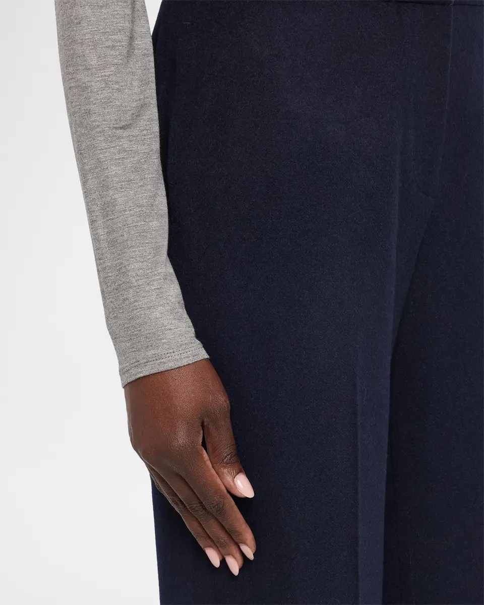 Lafayette 148 New York Lafayette Flare-Leg Camel Hair Pants | Thumbnail 5