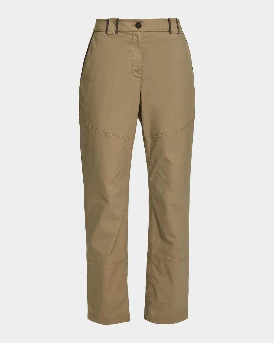 Ramy Brook Jackie Straight-Leg Cotton Twill Pants | Thumbnail 4 Ramy Brook Jackie Straight-Leg Cotton Twill Pants | Thumbnail 4