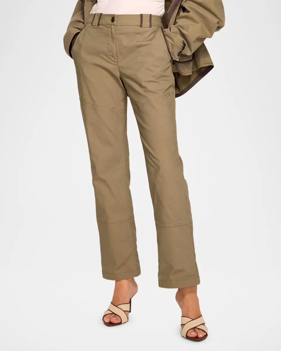 Ramy Brook Jackie Straight-Leg Cotton Twill Pants | Thumbnail 6 Ramy Brook Jackie Straight-Leg Cotton Twill Pants | Thumbnail 6