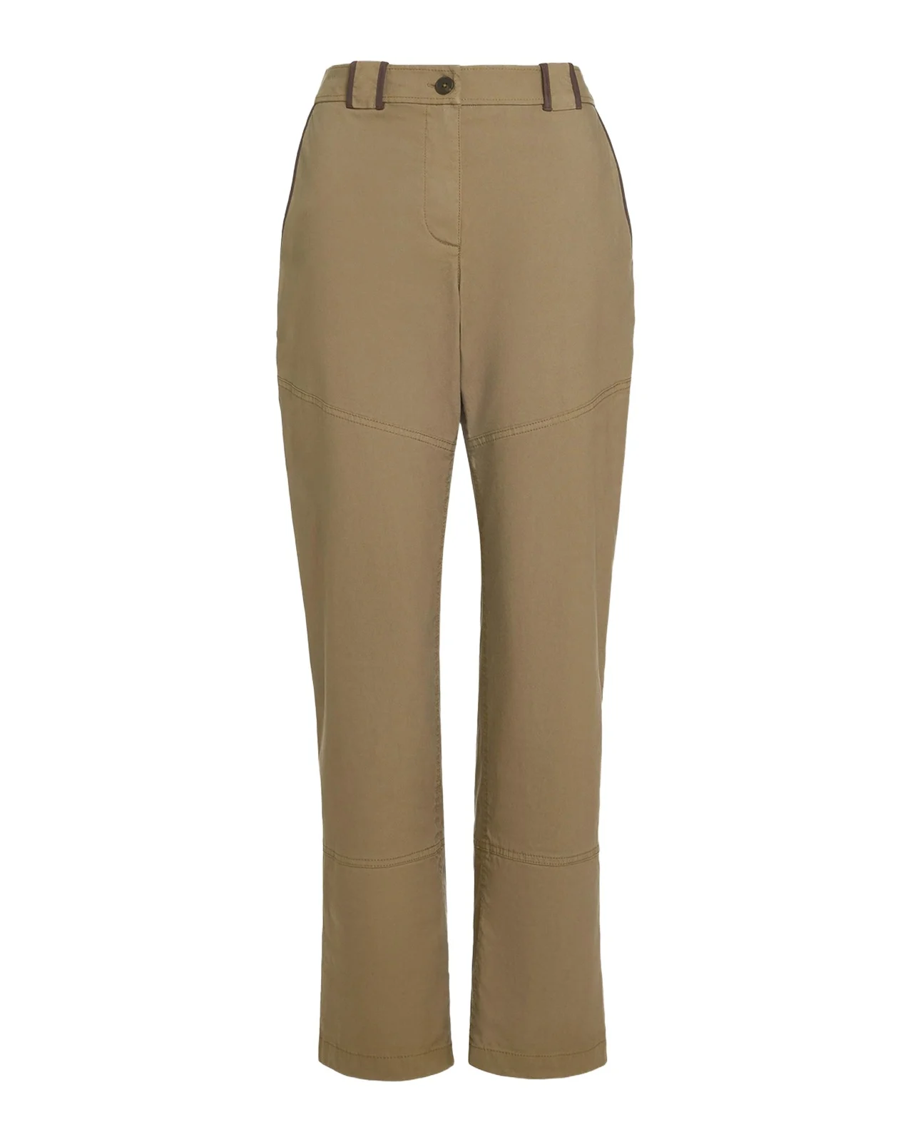Ramy Brook Jackie Straight-Leg Cotton Twill Pants