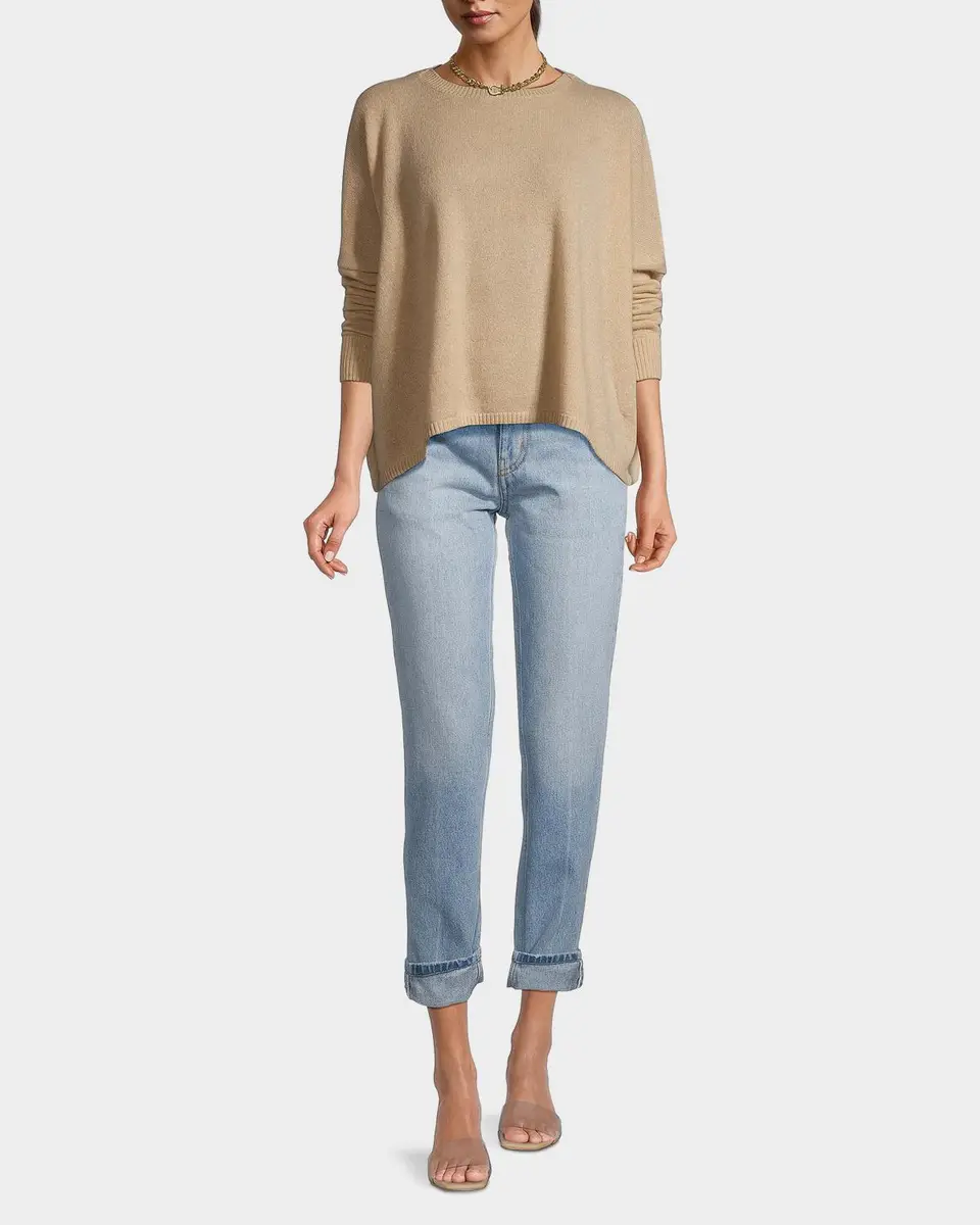 MINNIE ROSE Cashmere Crewneck Sweater | Thumbnail 2 MINNIE ROSE Cashmere Crewneck Sweater | Thumbnail 2