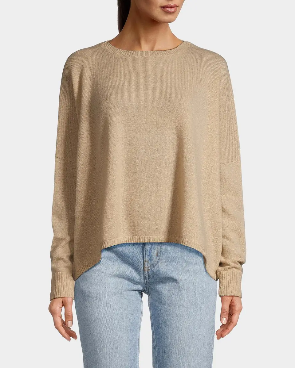MINNIE ROSE Cashmere Crewneck Sweater | Thumbnail 4 MINNIE ROSE Cashmere Crewneck Sweater | Thumbnail 4