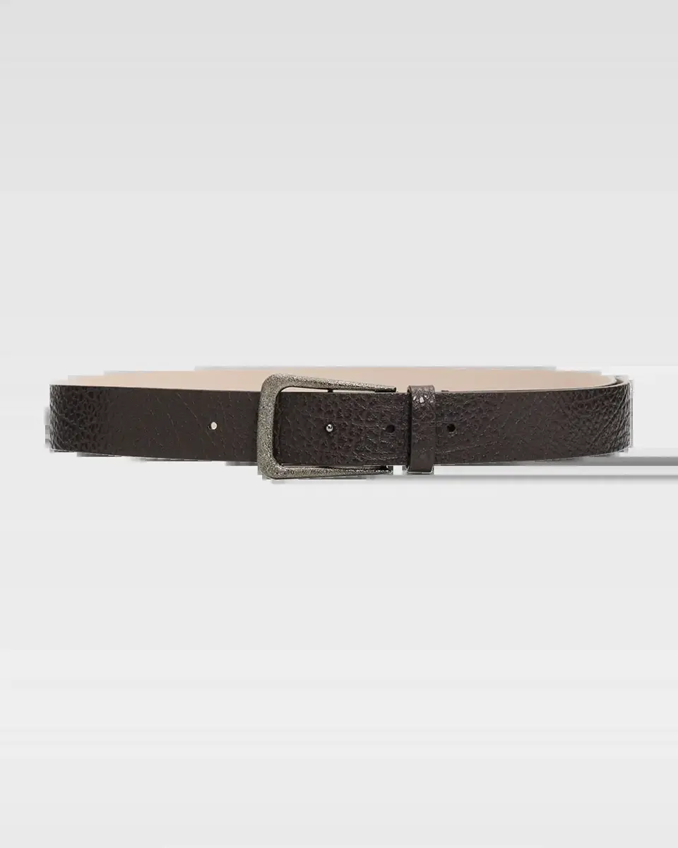 Brunello Cucinelli Lizard-Effect Leather Belt | Thumbnail 2