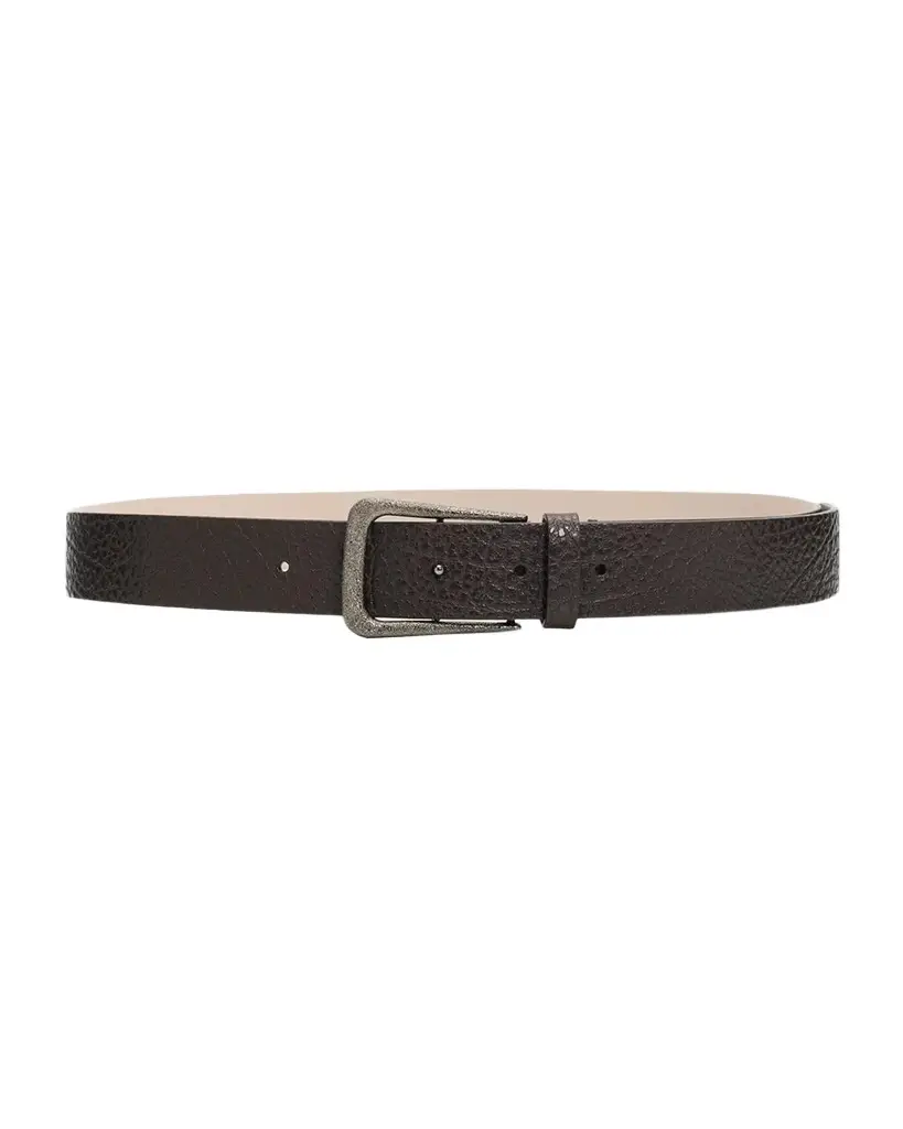 Brunello Cucinelli Lizard-Effect Leather Belt | Image 1 Brunello Cucinelli Lizard-Effect Leather Belt | Image 1