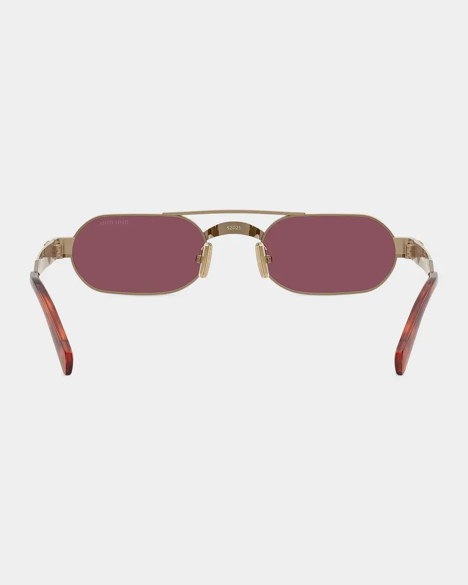 Miu Miu B52S 52MM Oval Sunglasses | Thumbnail 4 Miu Miu B52S 52MM Oval Sunglasses | Thumbnail 4