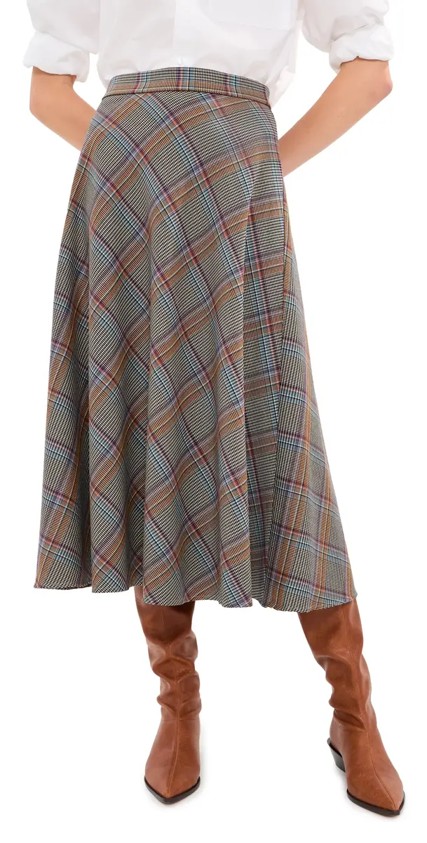 LE BOP Myrtle Circle Midi Skirt