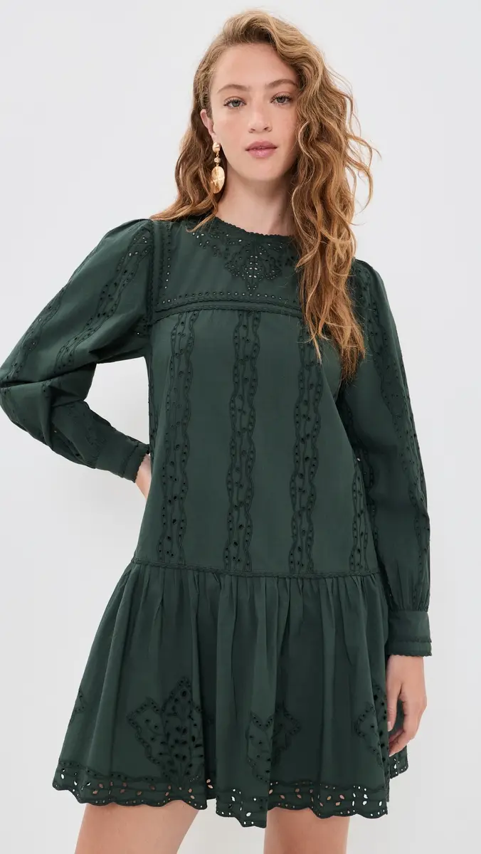 Ulla Johnson Keira Eyelet Cotton Mini Dress | Thumbnail 2 Ulla Johnson Keira Eyelet Cotton Mini Dress | Thumbnail 2