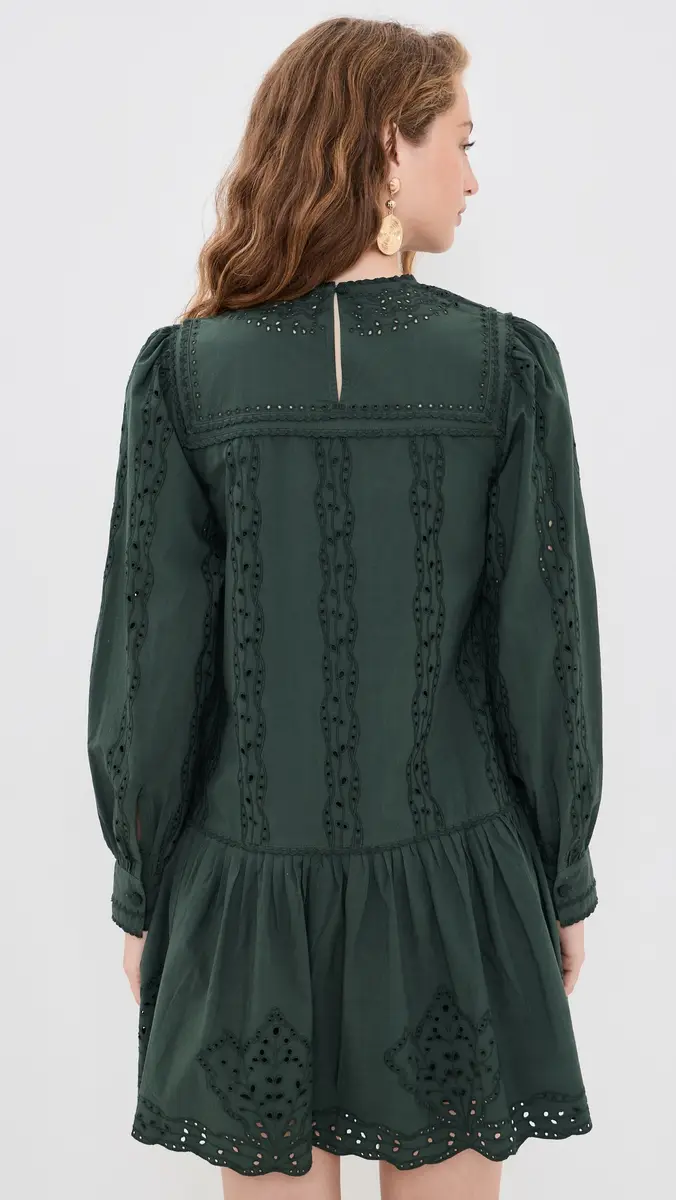 Ulla Johnson Keira Eyelet Cotton Mini Dress | Thumbnail 3 Ulla Johnson Keira Eyelet Cotton Mini Dress | Thumbnail 3