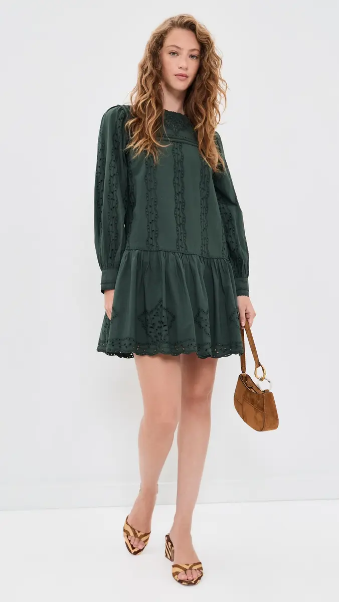 Ulla Johnson Keira Eyelet Cotton Mini Dress | Thumbnail 5 Ulla Johnson Keira Eyelet Cotton Mini Dress | Thumbnail 5