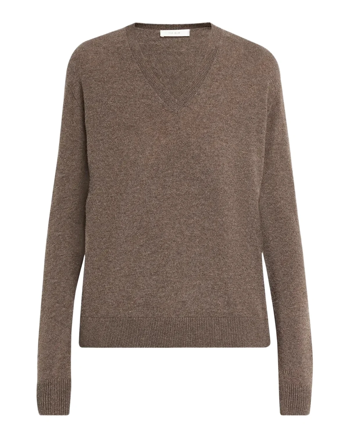 The Row Phora Lightweight Cashmere V-Neck Sweater