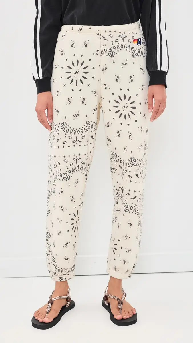 Aviator Nation Bandana Sweatpants Vintage White XS | Thumbnail 2 Aviator Nation Bandana Sweatpants Vintage White XS | Thumbnail 2