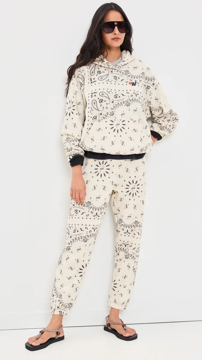 Aviator Nation Bandana Sweatpants Vintage White XS | Thumbnail 5 Aviator Nation Bandana Sweatpants Vintage White XS | Thumbnail 5