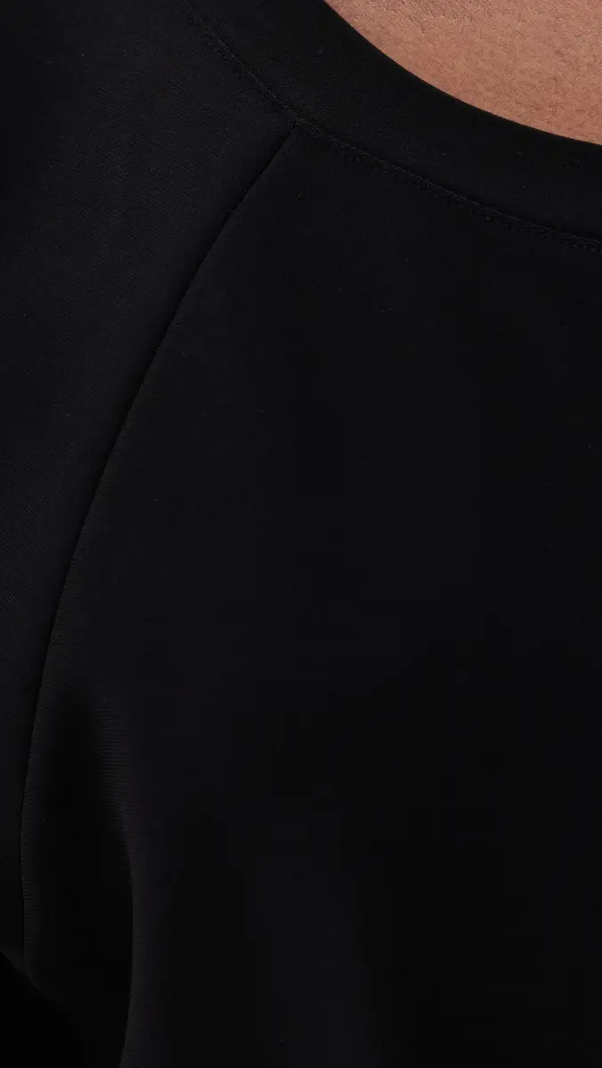 Norma Kamali Cap Sleeve Bomber Bodysuit | Thumbnail 6 Norma Kamali Cap Sleeve Bomber Bodysuit | Thumbnail 6