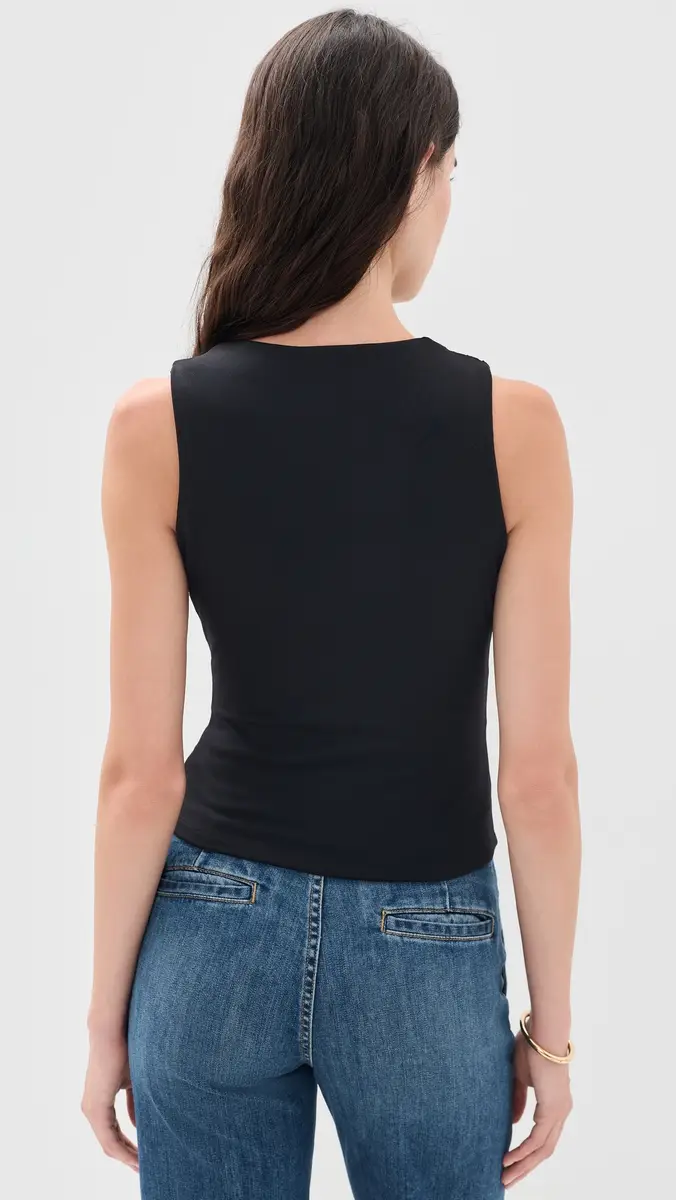 susana monaco Low V Wire Tank | Thumbnail 3 susana monaco Low V Wire Tank | Thumbnail 3