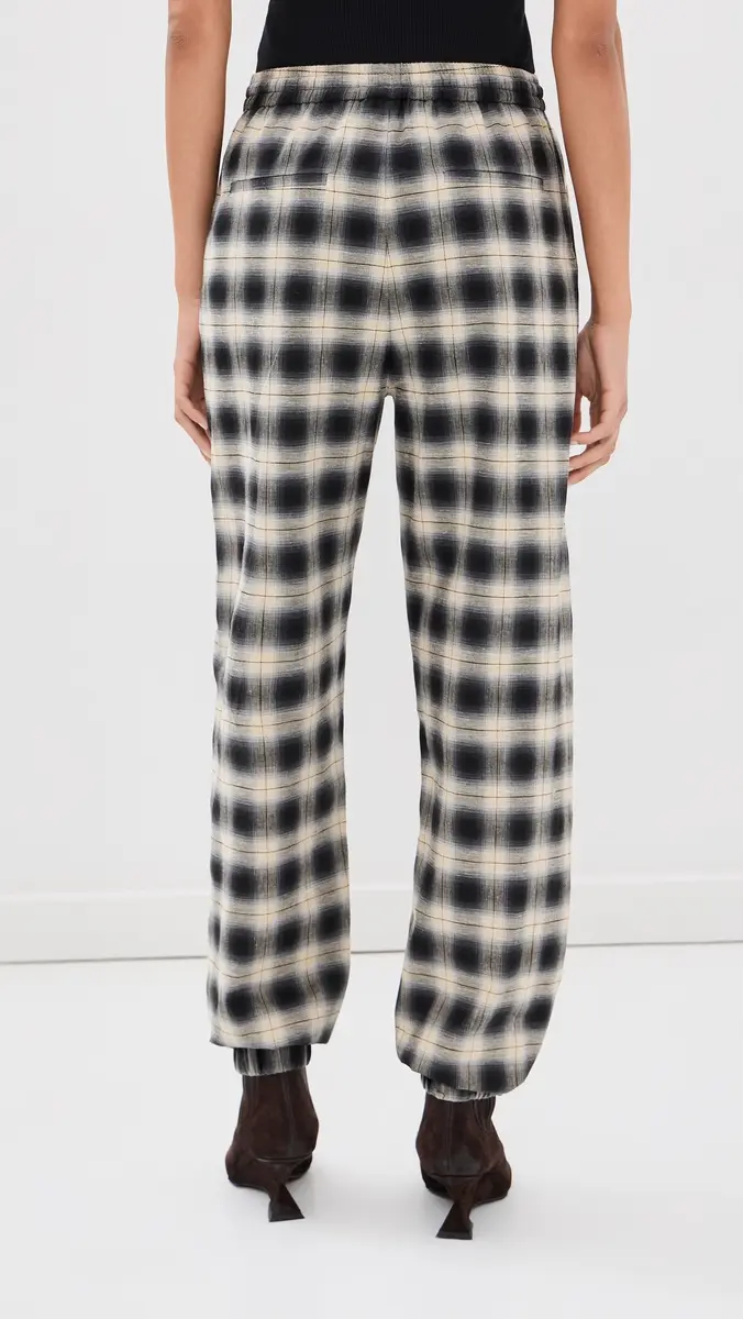 The Attico Long Check Balloon Pants | Thumbnail 4