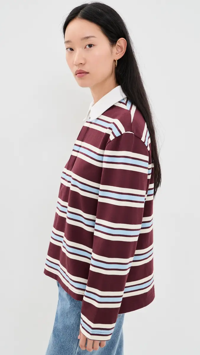 Joe's Jeans The Dylan Oversized Rugby Shirt | Thumbnail 4 Joe's Jeans The Dylan Oversized Rugby Shirt | Thumbnail 4