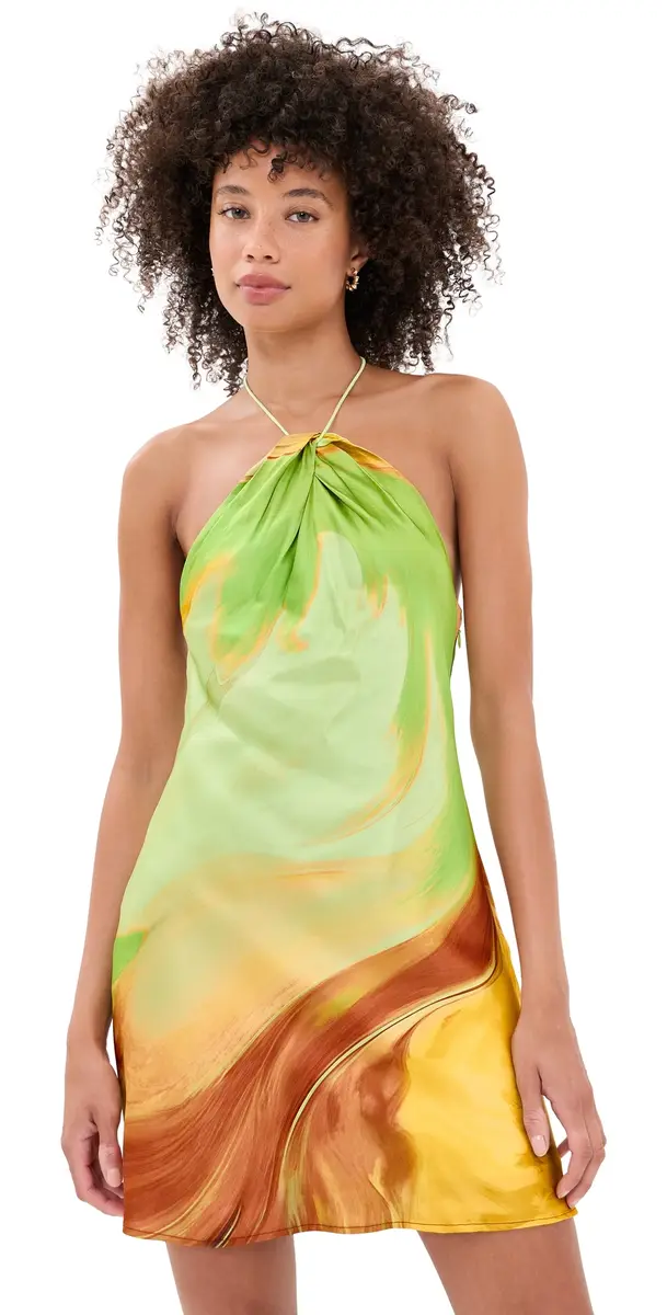 Retrofête Hilary Dress Pera Brushstroke | Image 1 Retrofête Hilary Dress Pera Brushstroke | Image 1
