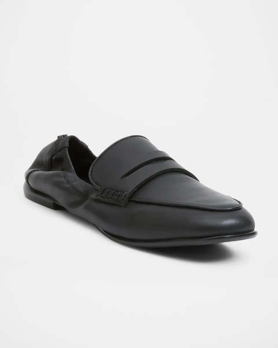 Simkhai Danna Leather Scrunched Loafers | Thumbnail 2 Simkhai Danna Leather Scrunched Loafers | Thumbnail 2