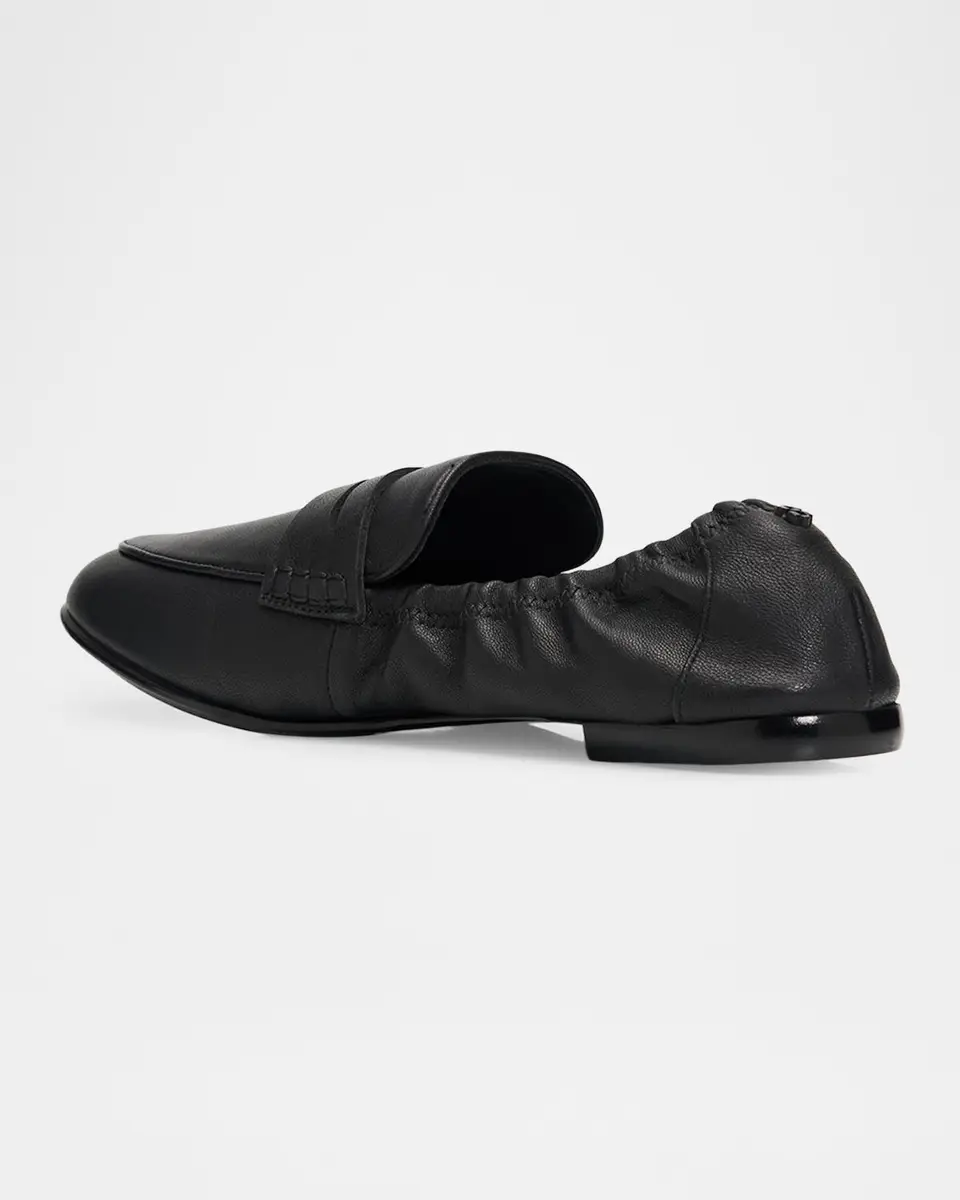 Simkhai Danna Leather Scrunched Loafers | Thumbnail 4 Simkhai Danna Leather Scrunched Loafers | Thumbnail 4