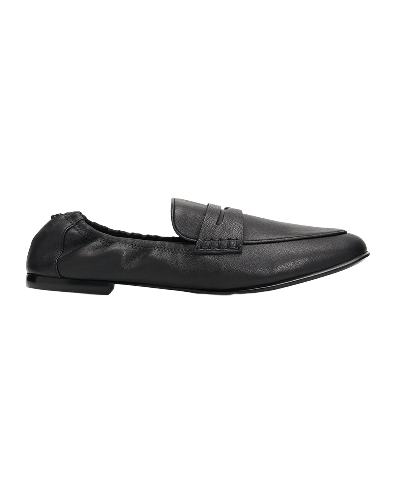 Danna Leather Scrunched Loafers Danna Leather Scrunched Loafers