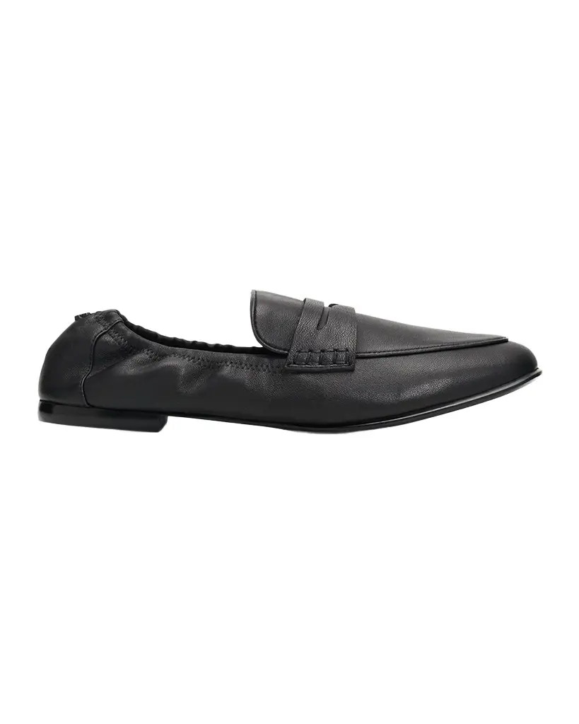 Danna Leather Scrunched Loafers Danna Leather Scrunched Loafers