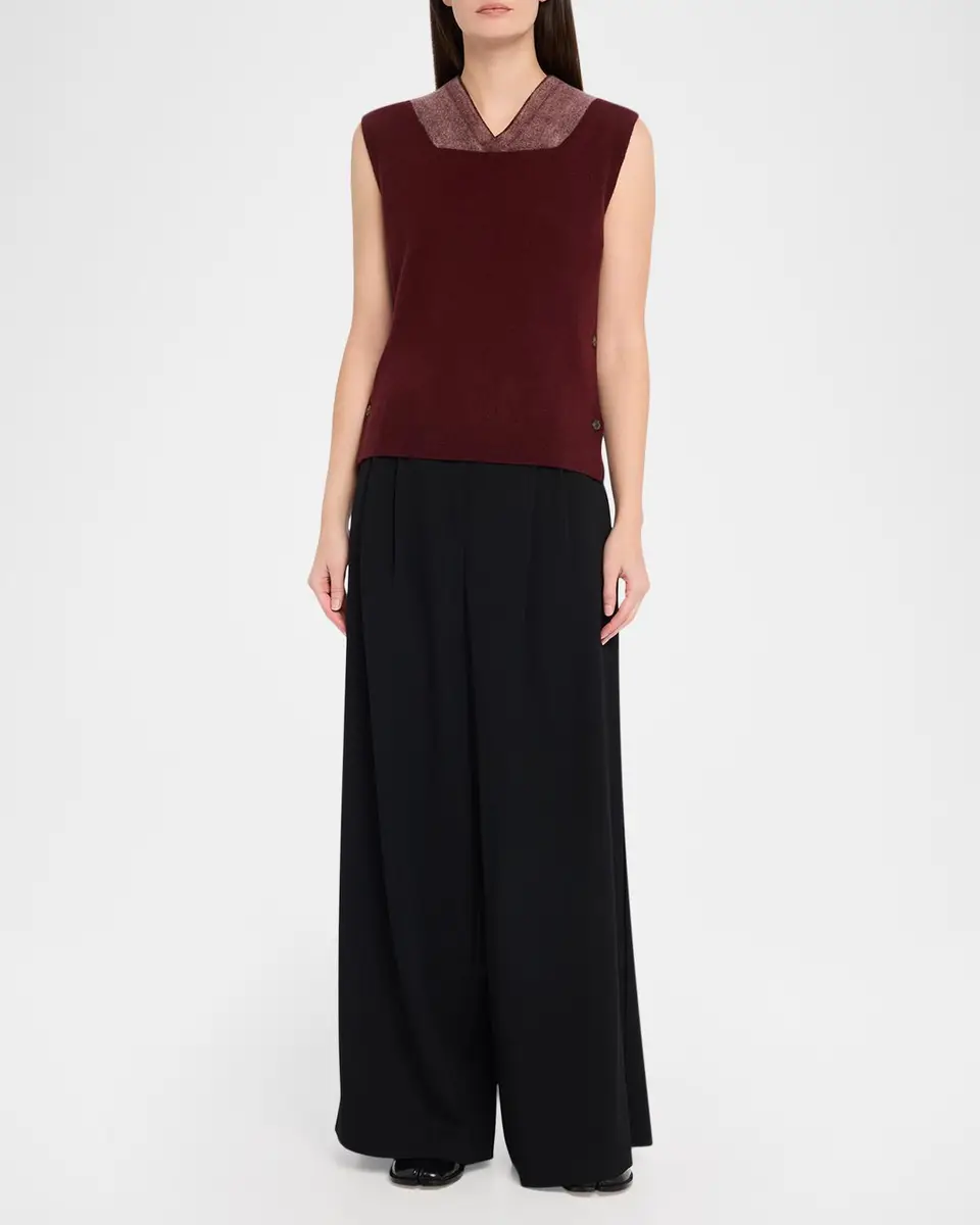 MM6 MAISON MARGIELA Fused Wool Knit Vest | Thumbnail 2 MM6 MAISON MARGIELA Fused Wool Knit Vest | Thumbnail 2