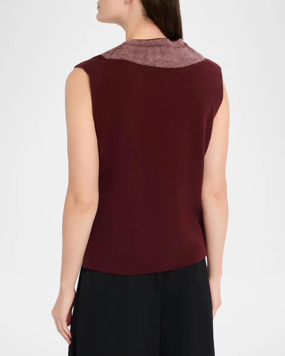 MM6 MAISON MARGIELA Fused Wool Knit Vest | Thumbnail 3 MM6 MAISON MARGIELA Fused Wool Knit Vest | Thumbnail 3